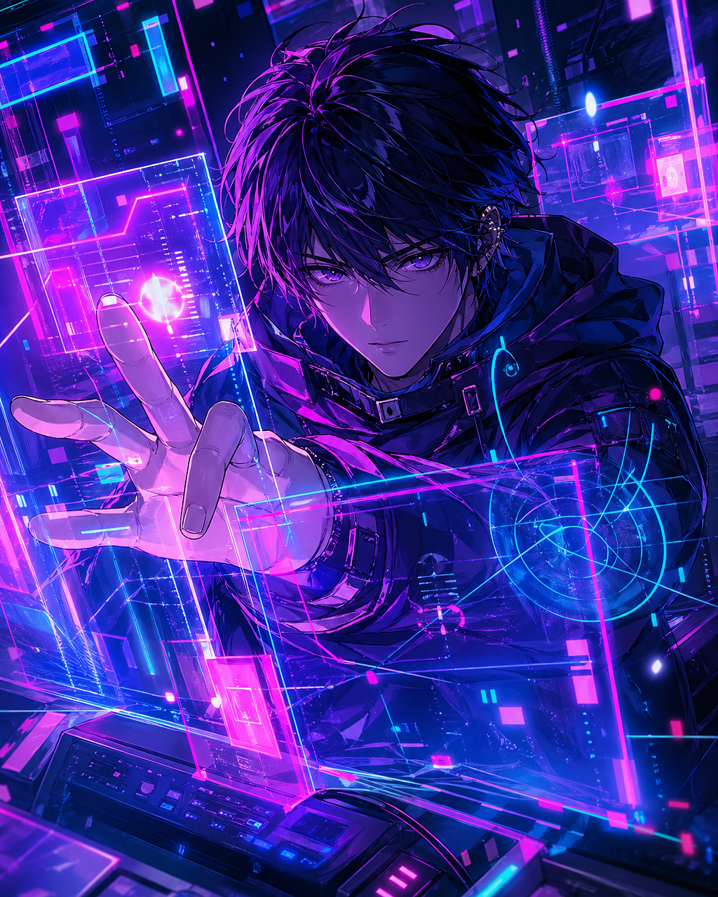 Cyberpunk Hacker