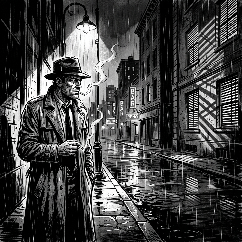 Noir Comic Style comic style example