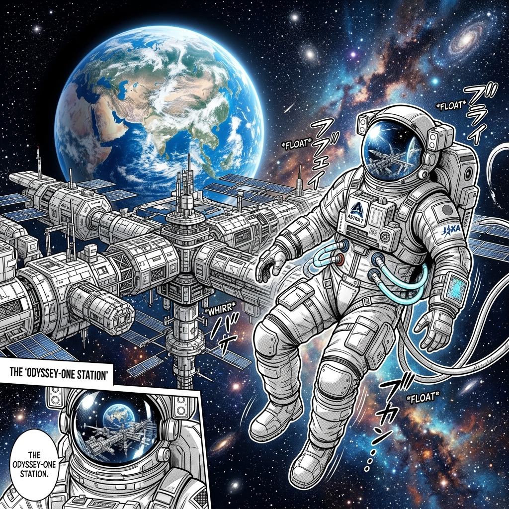 Sci-Fi Manga Style