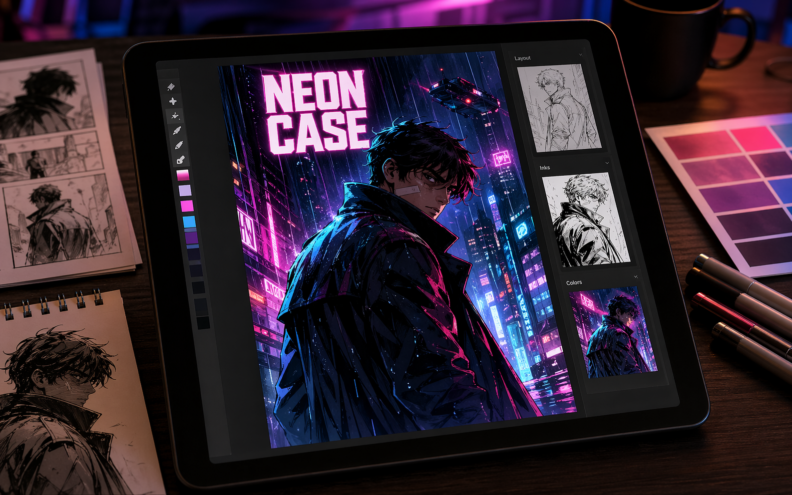 Comic cover hierarchy reference
