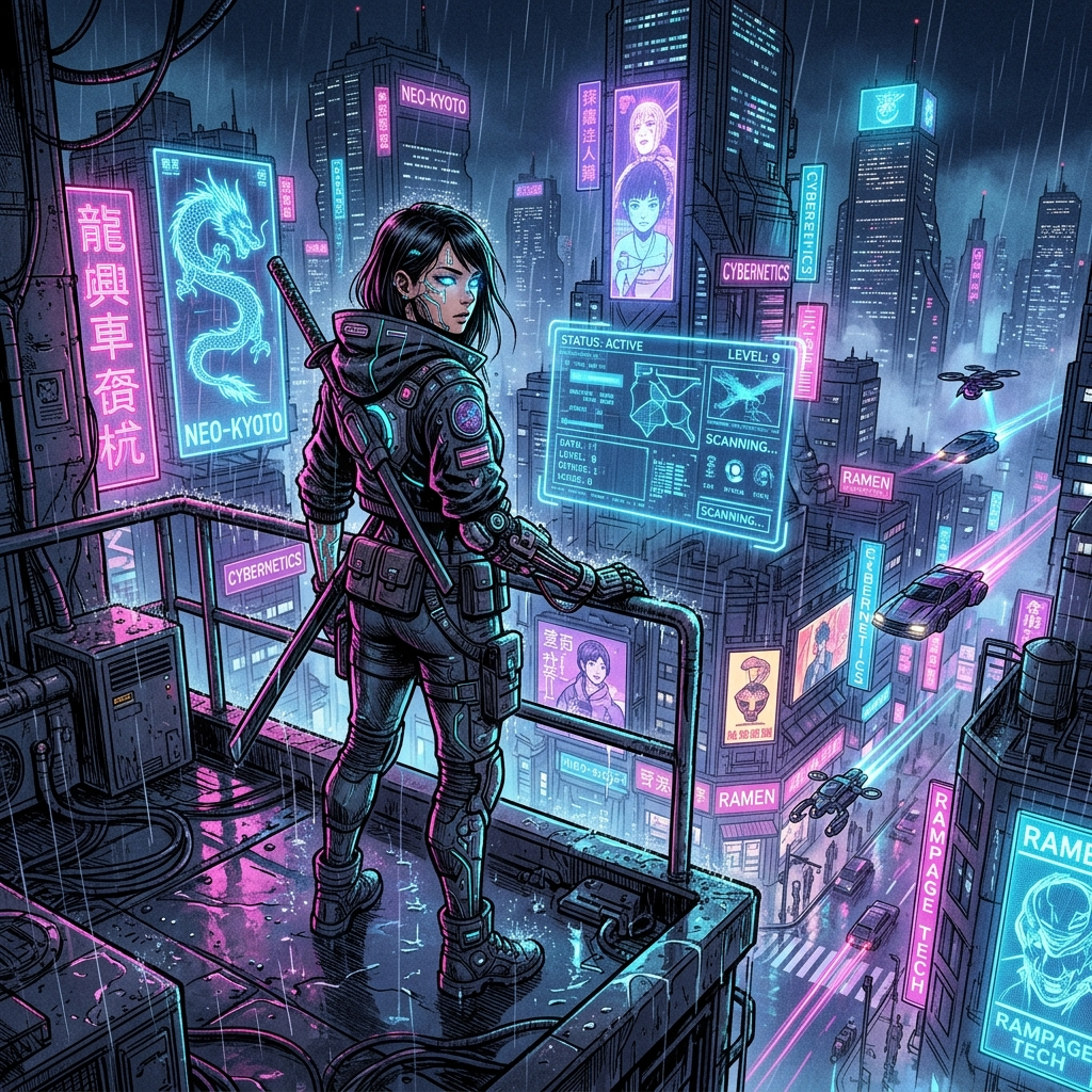 Cyberpunk Manga Style thumbnail