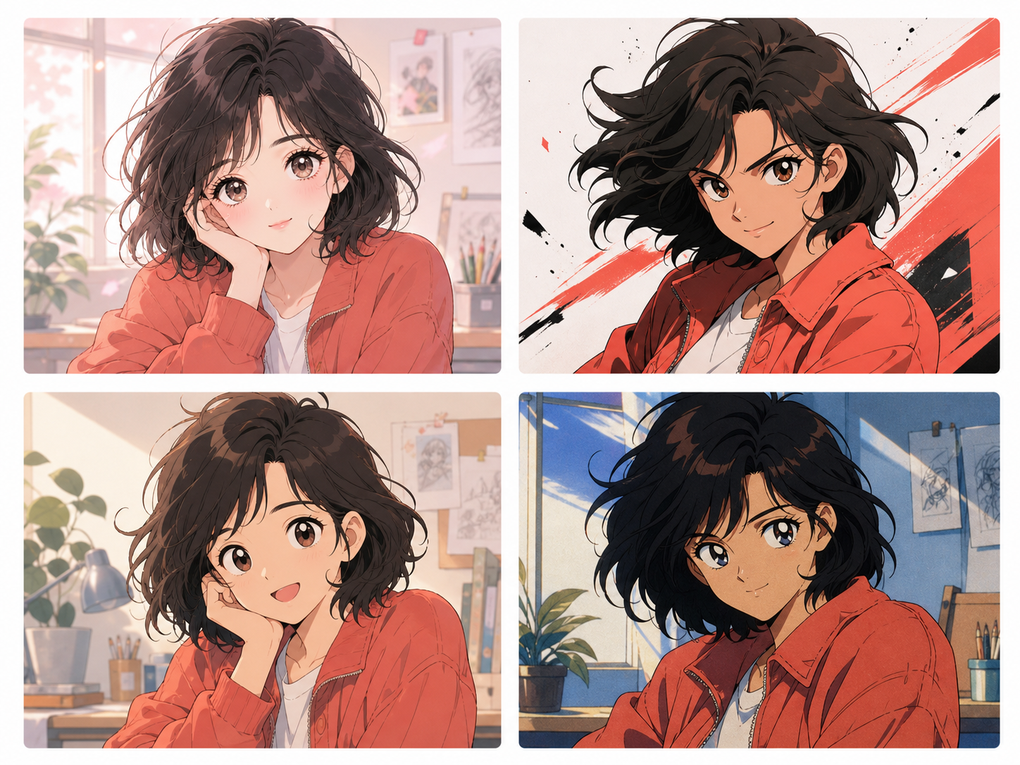 Anime style choices before generating a photo to anime result