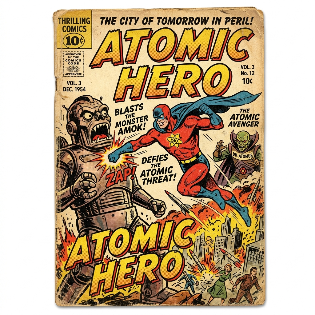 Vintage Comic Style comic style example
