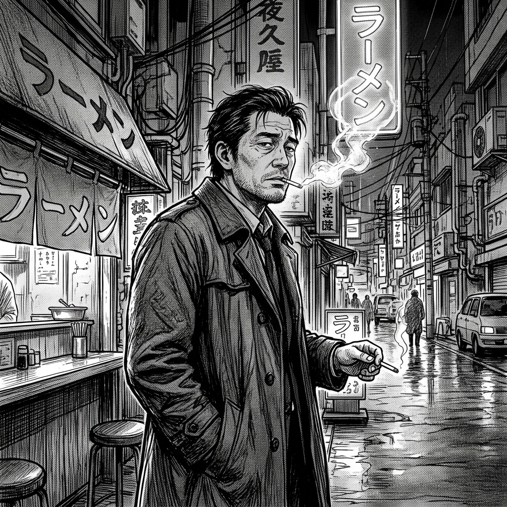 Seinen Manga Style comic style example